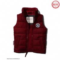 heren abercrombie fitch bodywarmer moose logo date rood Originele Sale d2mzx255